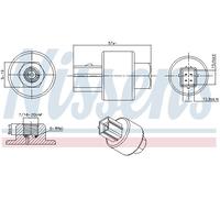Nissens Pressostat de climatisation 301020