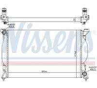 NISSENS 60301A Radiateur, refroidissement du moteur pour AUDI