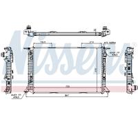 NISSENS 60322 Radiateur, refroidissement du moteur pour AUDI
