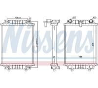 NISSENS 60351 Radiateur, refroidissement du moteur pour AUDI