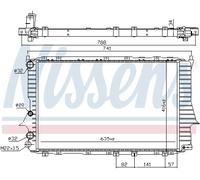NISSENS 60460 Radiateur, refroidissement du moteur pour AUDI