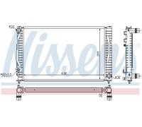 NISSENS 60497 Radiateur, refroidissement du moteur pour AUDI,SKODA,VW