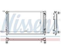 Nissens Radiateur d'eau 60498, ailes jointes mécaniquement pour Audi A4 B5
