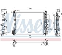 NISSENS 606660 Radiateur du moteur
