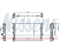 NISSENS 607205 Radiateur, refroidissement du moteur pour BMW