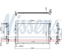 NISSENS 607347 Radiateur basse température, intercooler pour KIA