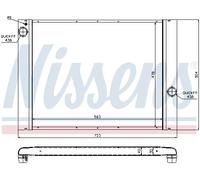 NISSENS 60764 Radiateur, refroidissement du moteur pour ALPINA,BMW
