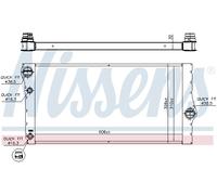 NISSENS 60769 Radiateur, refroidissement du moteur pour BMW