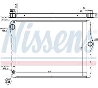 NISSENS 60776 Radiateur, refroidissement du moteur pour BMW