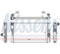 NISSENS 60816 Radiateur, refroidissement du moteur pour BMW