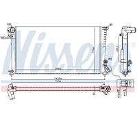 Nissens 61315 Radiateur, refroidissement du moteur