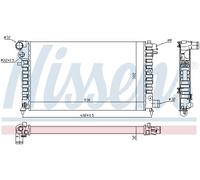 NISSENS 61346 Radiateur, refroidissement du moteur pour CITROËN,PEUGEOT