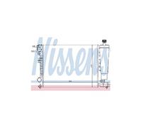 Nissens 61396 Radiateur, refroidissement du moteur