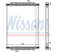 NISSENS 61448 Radiateur du moteur