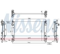 NISSENS 617864 Radiateur, refroidissement du moteur pour ALFA ROMEO,FIAT