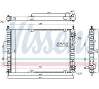 [Radiateur, refroidissement du moteur NISSENS 61879A]