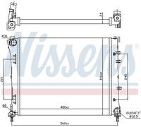 NISSENS 61935 Radiateur du moteur