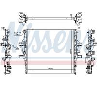 NISSENS 61989 Radiateur, refroidissement du moteur pour IVECO