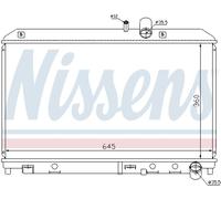 NISSENS 62458 Radiateur, refroidissement du moteur pour MAZDA