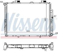 Radiateur, refroidissement moteur NISSENS 62598A