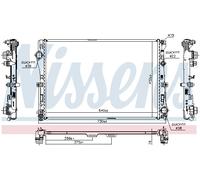 NISSENS 627029 Radiateur, refroidissement du moteur pour MERCEDES-BENZ
