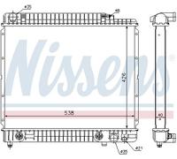 NISSENS 62724A Radiateur, refroidissement du moteur pour MERCEDES-BENZ