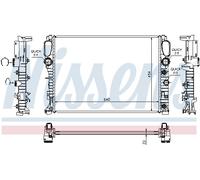 Radiateur, refroidissement moteur NISSENS 62792A