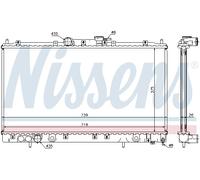 NISSENS 62868A Radiateur, refroidissement du moteur pour MITSUBISHI