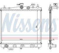 NISSENS 62902A Radiateur, refroidissement du moteur pour NISSAN,RENAULT