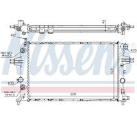 NISSENS 63003A Radiateur, refroidissement du moteur pour OPEL,VAUXHALL