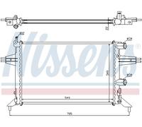 NISSENS 63016 Radiateur du moteur