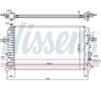 NISSENS 63028A Radiateur, refroidissement du moteur pour OPEL,VAUXHALL