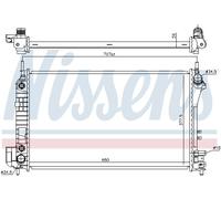 NISSENS 630703 Radiateur, refroidissement du moteur pour CADILLAC,OPEL,SAAB,VAUX