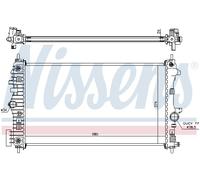 NISSENS 630717 Radiateur, refroidissement du moteur pour CHEVROLET,OPEL,SAAB,VAU