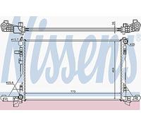 Nissens 630733 Radiateur, refroidissement du moteur