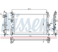 NISSENS 630785 Radiateur du moteur