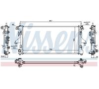 NISSENS 63556 Radiateur, refroidissement du moteur pour CITROËN,FIAT,PEUGEOT