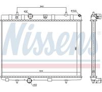 Nissens Radiateur 636007 – refroidissement du moteur
