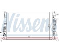 [Radiateur, refroidissement du moteur NISSENS 637614]