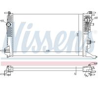 NISSENS 637647 Radiateur du moteur