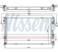 NISSENS 637666 Radiateur du moteur