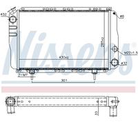 NISSENS 63800 Radiateur, refroidissement du moteur pour RENAULT