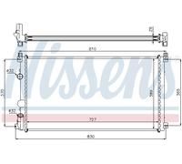 NISSENS 63824A Radiateur, refroidissement du moteur pour NISSAN,OPEL,RENAULT,VAU