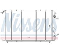 NISSENS Radiateur, refroidissement du moteur 63874