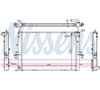 NISSENS 64308A Radiateur, refroidissement du moteur pour MG,ROVER