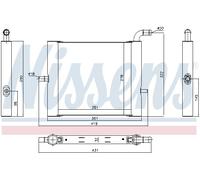 NISSENS 64338 Radiateur, refroidissement du moteur pour LAND ROVER