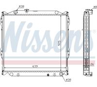 Nissens Radiateur de refroidissement moteur 64636A - radiateur d'eau, grille soudée - pour TOYOTA