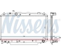 Nissens Radiateur d'eau 64638A – Grille de radiateur soudée pour Toyota RAV 4 II