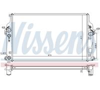 NISSENS 646865 Radiateur, refroidissement du moteur pour TOYOTA