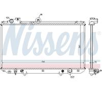 NISSENS 64762 Radiateur, refroidissement du moteur pour LEXUS